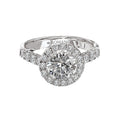 Orbelle Halo Semi-Mount Diamond Ring with Lab Grown Diamonds