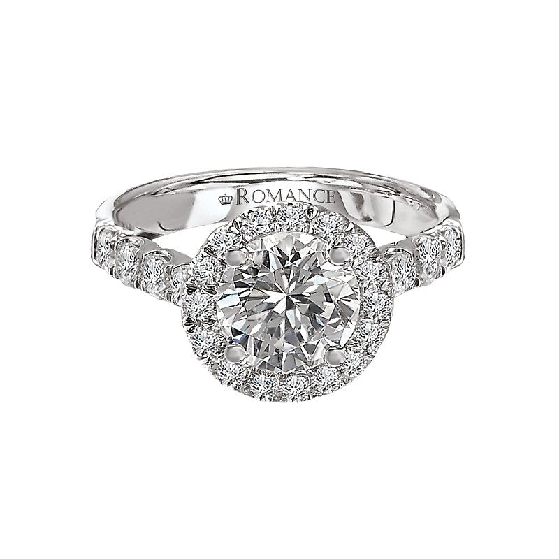 Orbelle Halo Semi-Mount Diamond Ring with Lab Grown Diamonds