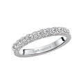 Orbelle 14K White Gold Diamond Wedding Band - Round Cut 1/2 Carat