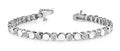 Classic Alternating Circle And Lab - Grown Diamond Bracelet with 4.00 ct.(finished) 4.0mm - Luxury Time NYC