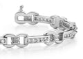 Classic Figure 8 Link Lab - Grown Diamond Bracelet with 2.20 ct.(finished) 2.5mm - Luxury Time NYC