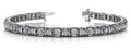 Cross Directional Link Diamond Bracelet with 3.04 ct.(finished) 2.7mm - Luxury Time NYC