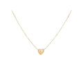 Luxora Italian 14kt Gold Heart Necklace | Toggle Clasp | Adjustable Length