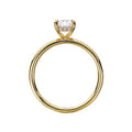 Orbelle Hidden Halo Lab Grown Diamond Engagement Ring in 14K Yellow Gold