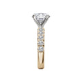 Bandora 14K Yellow Gold Semi-Mount Lab Grown Diamond Engagement Ring