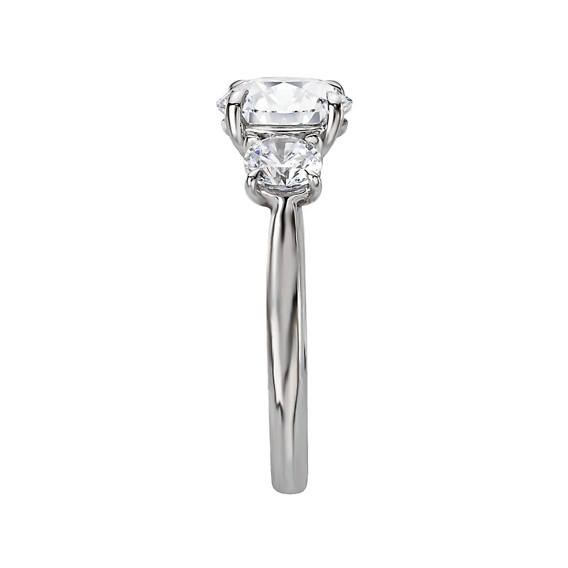 Orbelle Custom 3-Stone Lab Grown Diamond Semi-Mount Ring