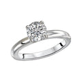 Aurenza Classics 14K White Gold Solitaire Semi-Mount Diamond Ring