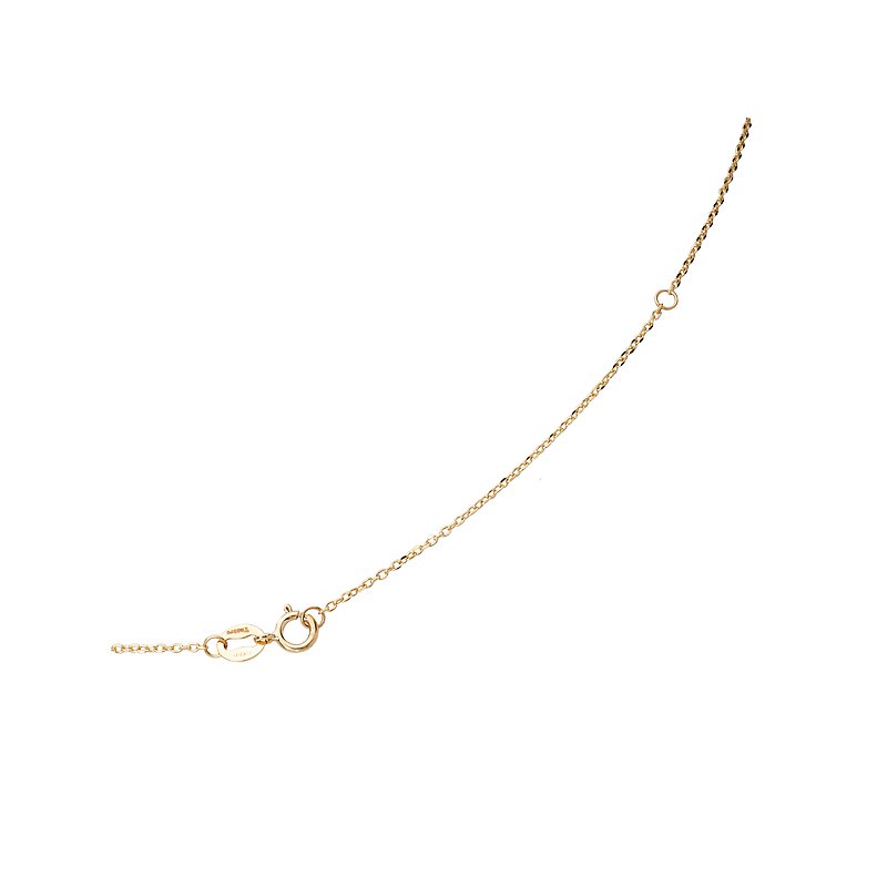 Luxora Italian 14kt Gold Paperclip Necklace | Adjustable Lariat Style