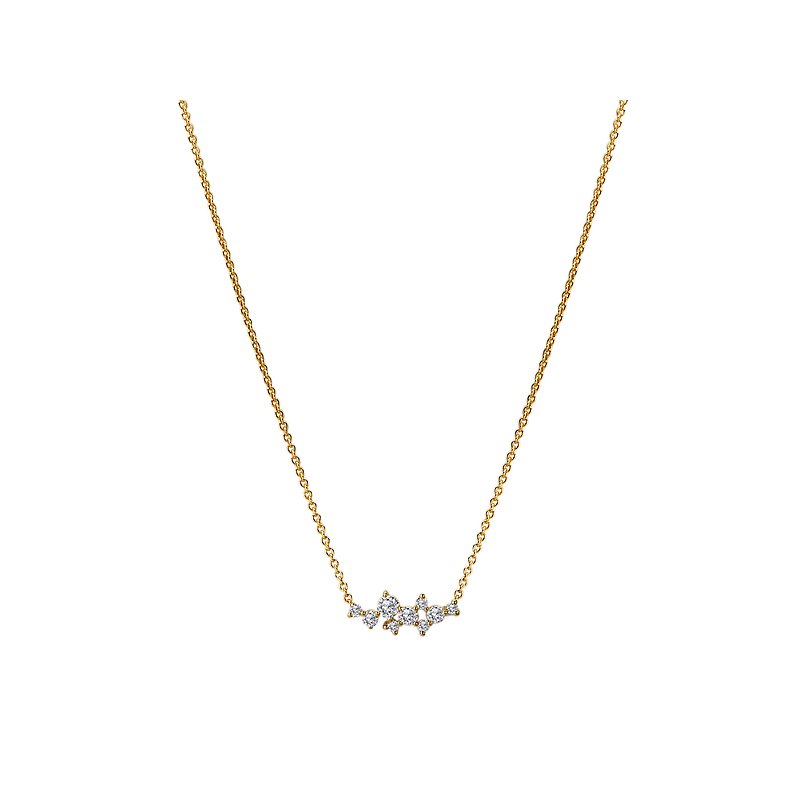 Luxora 14kt Yellow Gold Diamond Lariat Necklace