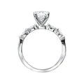 Bandora 14K White Gold Semi-Mount Diamond Ring for Orbelle - Lab Grown Diamond