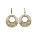 Luxora 14K Yellow Gold Round Cognac Diamond Post Earrings
