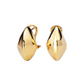 Luxora 14K Yellow Gold Omega-Clip Drop Earrings