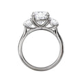Orbelle Custom 3-Stone Lab Grown Diamond Semi-Mount Ring