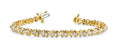 Double Diamond X Link Lab - Grown Diamond Bracelet with 3.02 ct.(finished) 2.6mm - Luxury Time NYC