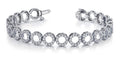 Dynamic Diamond Circle Link Diamond Bracelet with 3.64 ct.(finished) 1.4mm - Luxury Time NYC