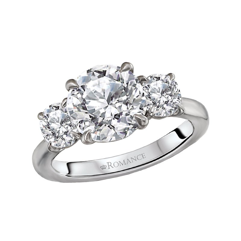 Orbelle Custom 3-Stone Lab Grown Diamond Semi-Mount Ring