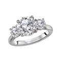 Orbelle Custom 3-Stone Lab Grown Diamond Semi-Mount Ring
