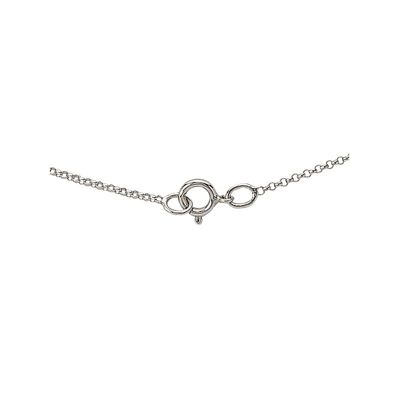 Luxora 14kt White Gold Triple Diamond Necklace - 1/3 Carat Total Weight
