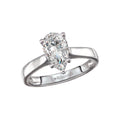 Orbelle Hidden Halo White Gold Diamond Engagement Ring