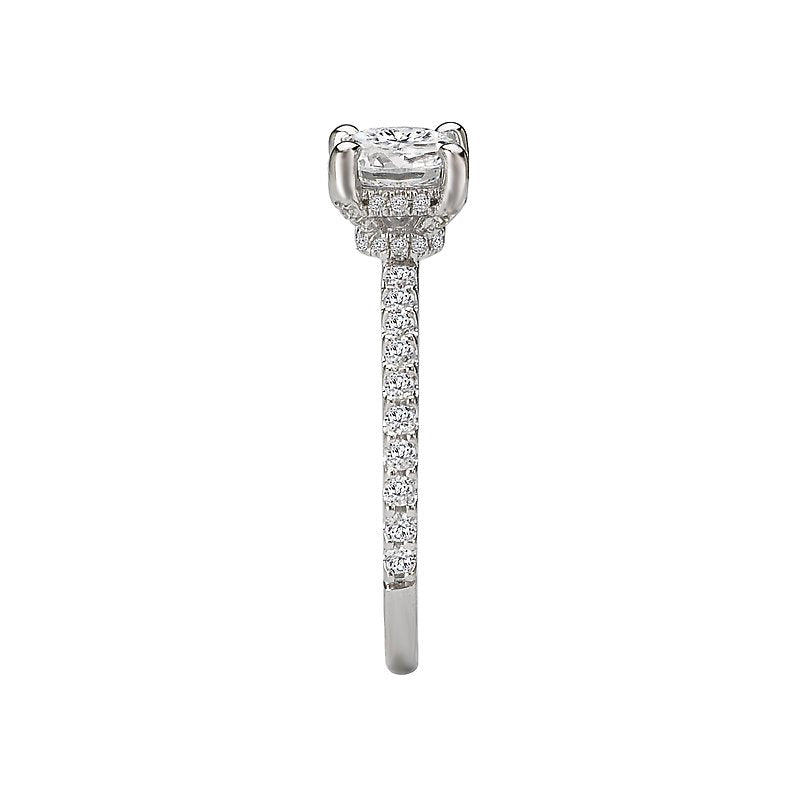 Bandora Orbelle White Gold Lab Grown Diamond Semi-Mount Engagement Ring