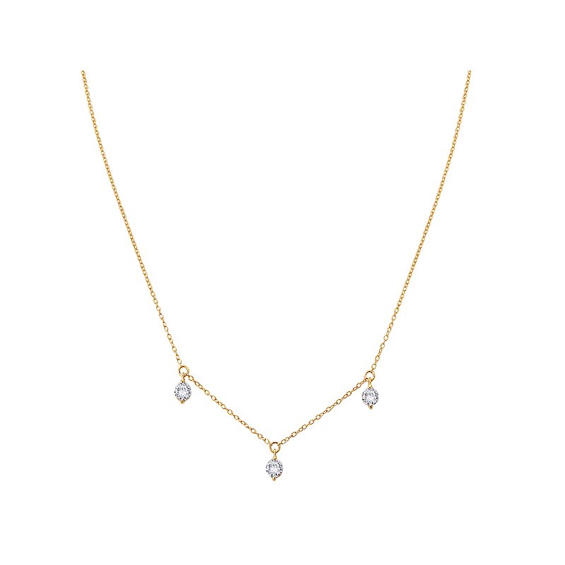Luxora Lab Grown Diamond 14K Yellow Gold Necklace