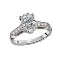 Orbelle Art Deco White Gold Diamond Engagement Ring