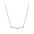 Luxora Diamond Adjustable Lariat Necklace in 14K White Gold with Round White Diamonds