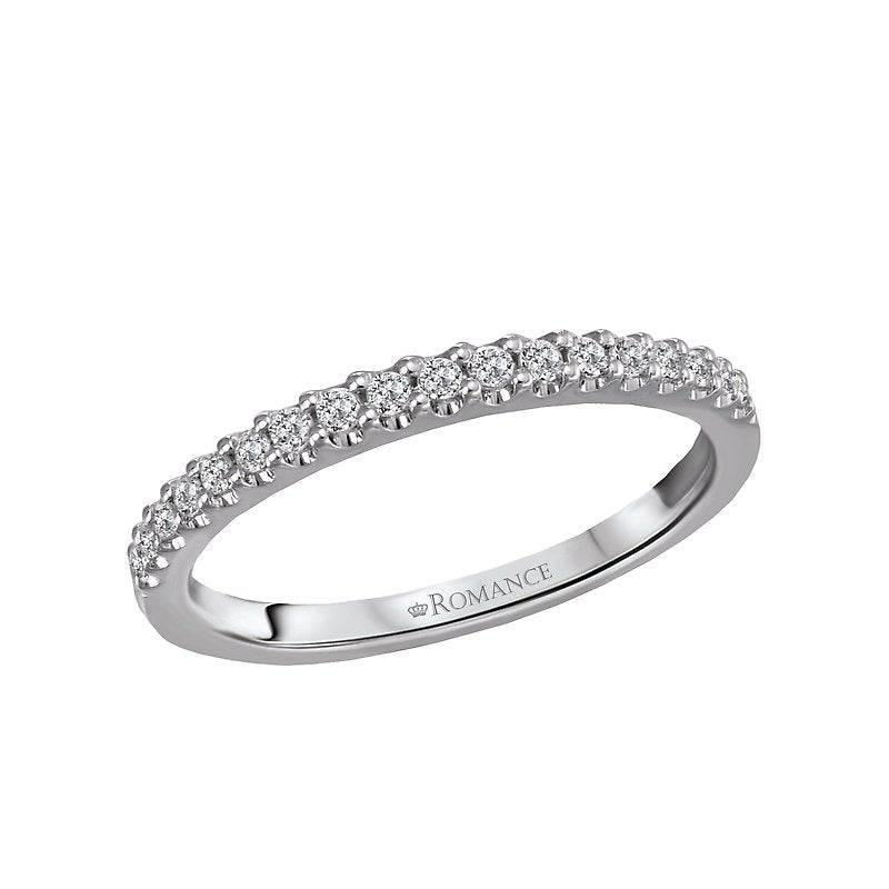 Orbelle 14K White Gold Diamond Wedding Band - Round Cut