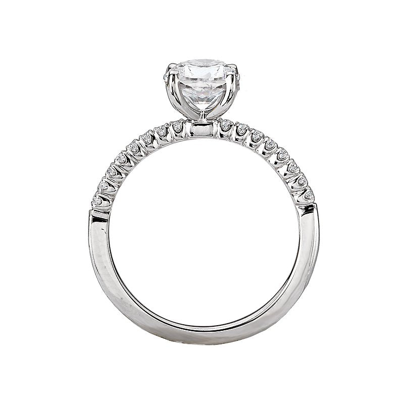Orbelle Bandora 18K White Gold Semi-Mount Diamond Ring