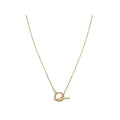 Luxora Italian 14kt Yellow Gold Rope Circle Necklace