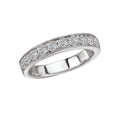 Aurenza Classics 14kt White Gold Diamond Wedding Band - Straight Style