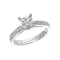Bandora 18K White Gold Semi-Mount Diamond Engagement Ring