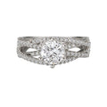 Orbelle Lab Grown Diamond Split Shank Semi-Mount Diamond Ring