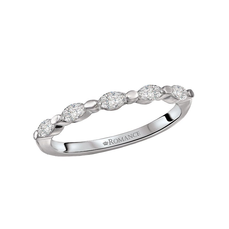 Orbelle Lab Grown Diamond Wedding Band in 14K White Gold
