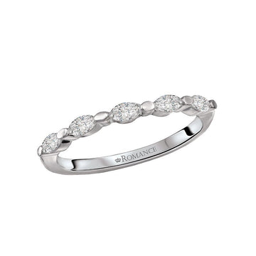 Orbelle Lab Grown Diamond Wedding Band in 14K White Gold