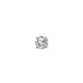 Luxora 14K Yellow Gold Cartilage Earring with 3mm Round Cubic Zirconia Stone