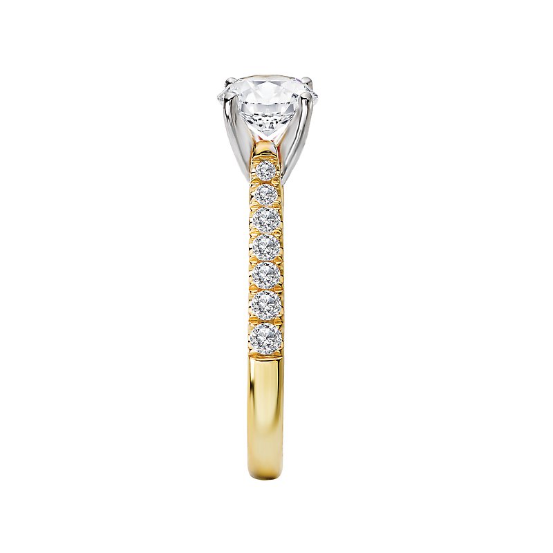 Orbelle Bandora 14K Yellow Gold Lab Grown Diamond Wedding Ring