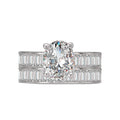 Orbelle Lab Grown Diamond Engagement Ring | Bandora 14K White Gold Oval Semi-Mount