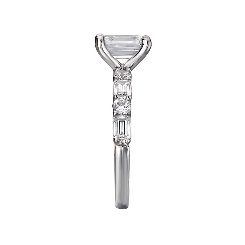 Bandora 14K White Gold Lab Grown Diamond Semi-Mount Engagement Ring