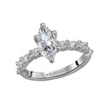 Bandora Orbelle Lab Grown Diamond Semi-Mount Ring in 14K White Gold