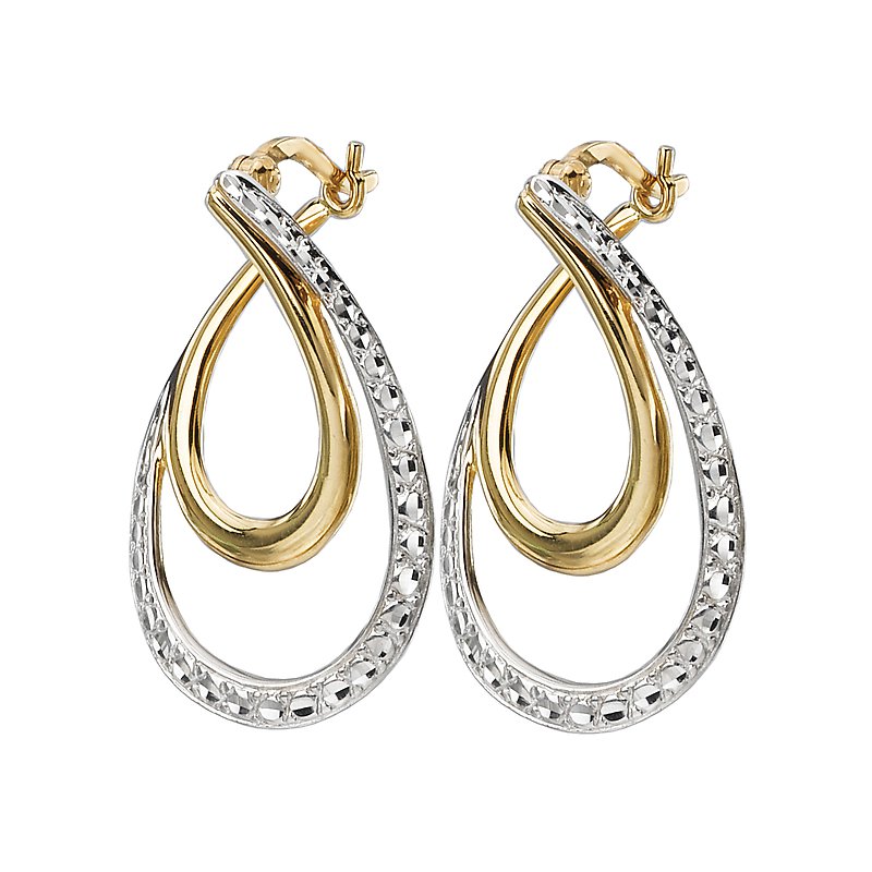 Aurenza Classics 14K Two-Tone Gold Drop & Dangle Earrings