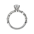 Orbelle White Gold Marquise Cut Lab Grown Diamond Semi-Mount Engagement Ring