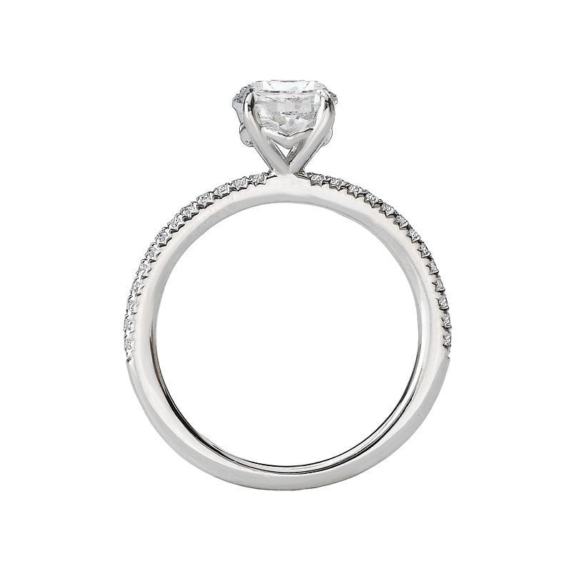 Orbelle Lab Grown Diamond Peg Head Semi-Mount Diamond Ring
