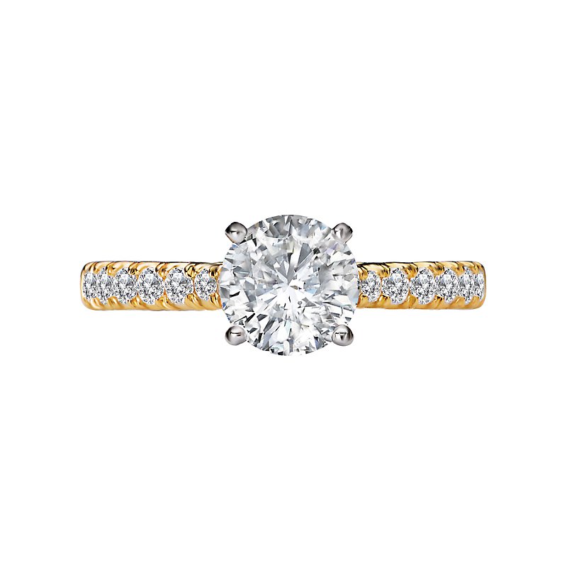 Orbelle Bandora 14K Yellow Gold Lab Grown Diamond Wedding Ring