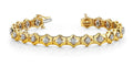 Floating Diamond Box Diamond Bracelet with 1.90 ct.(finished) 3.0mm - Luxury Time NYC