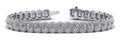 Halo Vintage Diamond Bracelet with 9.10 ct.(finished) 1.3mm, 3.75mm - Luxury Time NYC