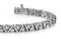 Leaning Fence Lab - Grown Diamond Bracelet with 1.02 ct.(finished) 1.4mm - Luxury Time NYC