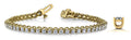 Scoop Link Diamond Tennis Bracelet with 6.02 ct.(finished) 3.25mm - Luxury Time NYC