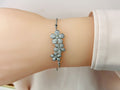Three Flower Diamond Adjustable Diamond Bracelet with 0.92 ct.(finished) - Luxury Time NYC