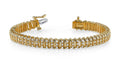 Triple Illusion Lab - Grown Diamond Bracelet with 1.91 ct.(finished) 1.2mm - Luxury Time NYC